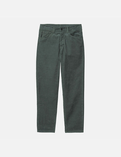 Pantalon Newel en velours côtelé (coupe décontractée) - Jura Teal