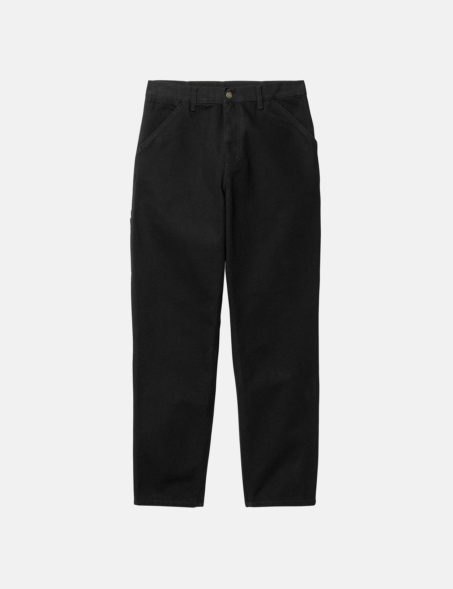 Pantalon à genoux unique (toile Dearborn) - Noir rincé