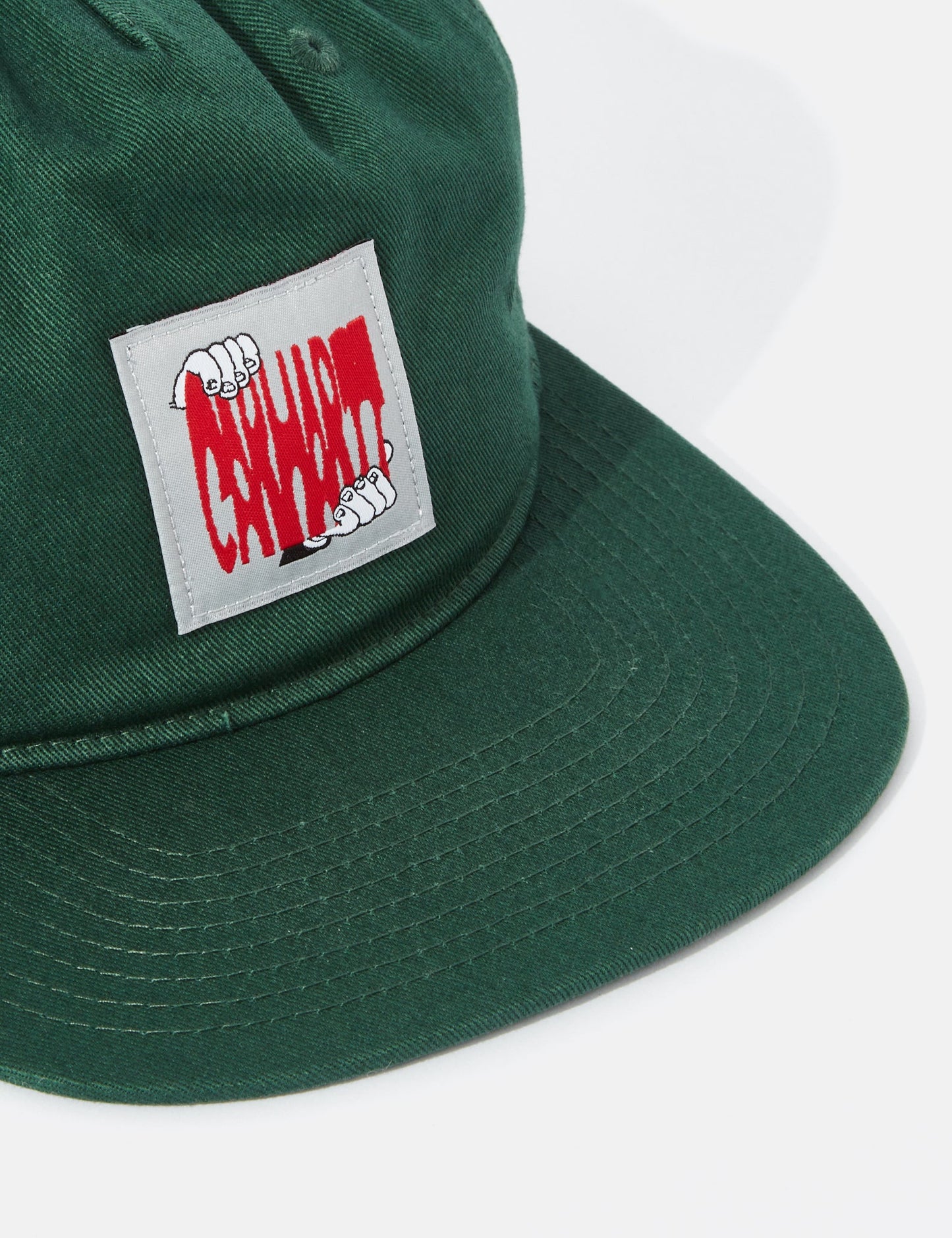Casquette 5 panneaux extensible - Vert botanique