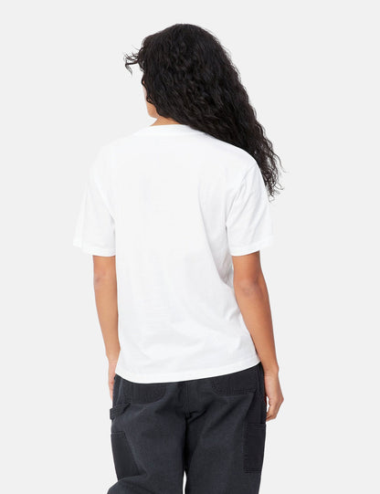 T-Shirt femme fard à joues (standard) - Blanc