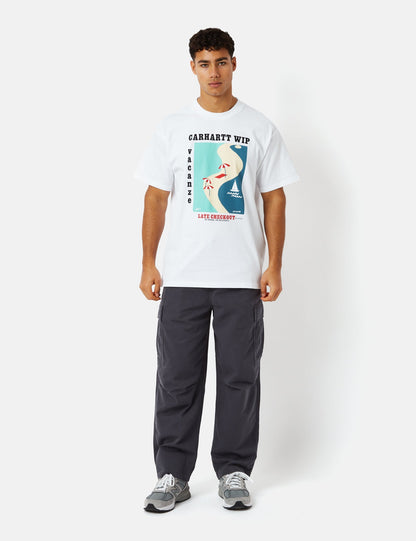 T-shirt Vacanze (biologique) - Blanc