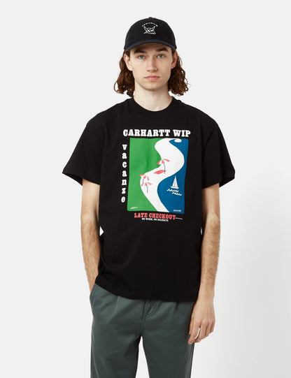T-Shirt Vacanze (Bio) - Noir