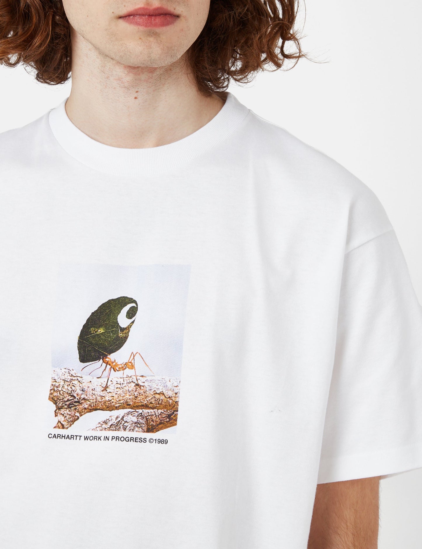 T-shirt Antleaf (biologique) - Blanc