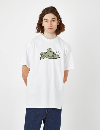 T-shirt Snek (Biologique) - Blanc