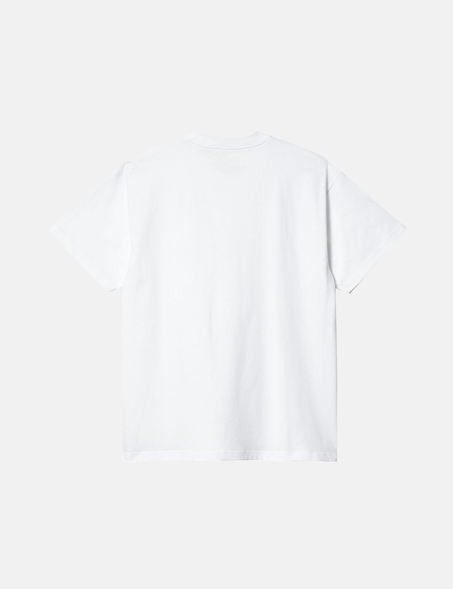 T-shirt extensible à poche (Normal/Biologique) - Blanc