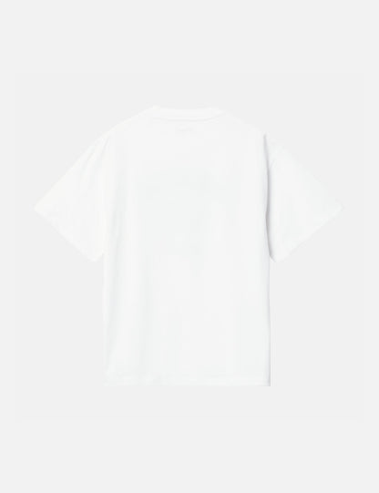 T-shirt Wildcat ample pour femme - Blanc