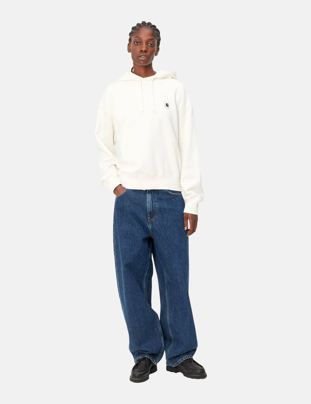 Pantalon Brandon Femme (Denim) - Délavé Bleu