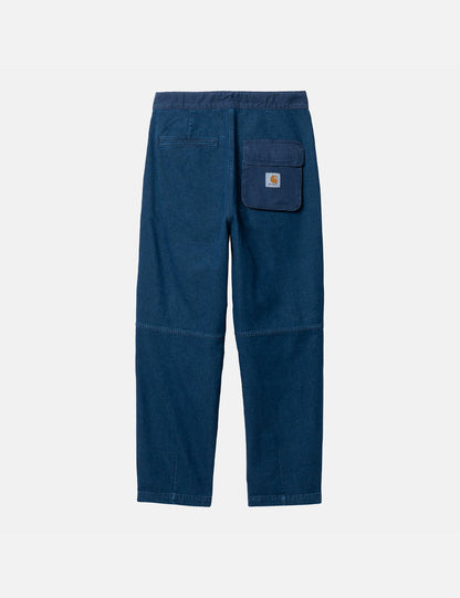 Pantalon Alma (coupe décontractée) - Bleu délavé