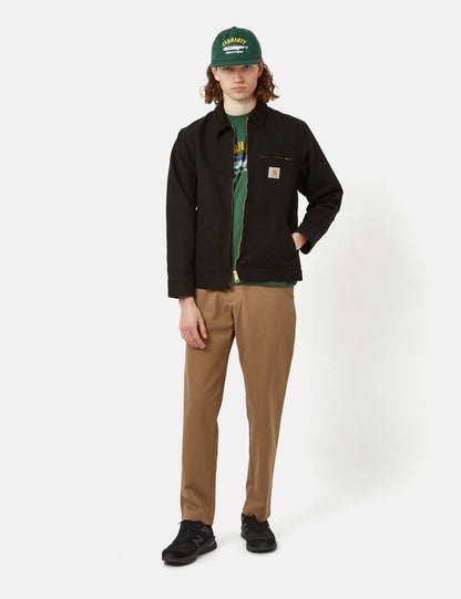 Veste Detroit (biologique) - Noir/Noir