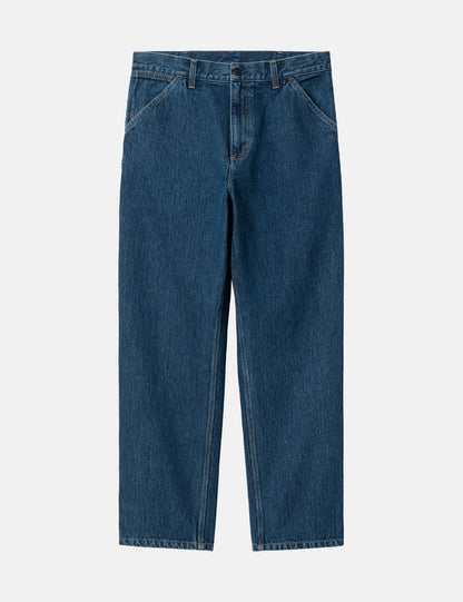 Pantalon à genouillère simple (Smith Denim) - Bleu délavé
