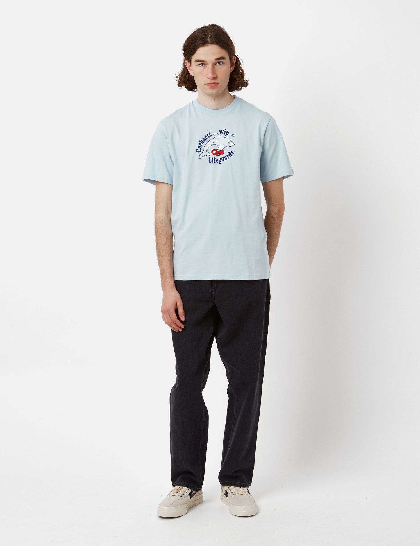 Pantalon à jambe droite (Smith Denim) - Délavé Noir