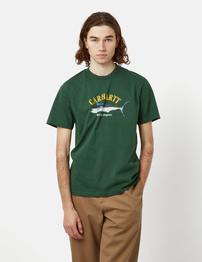 T-shirt Marlin (Biologique) - Vert Cabane