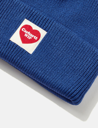 Bonnet Cœur - Liberty Bleu