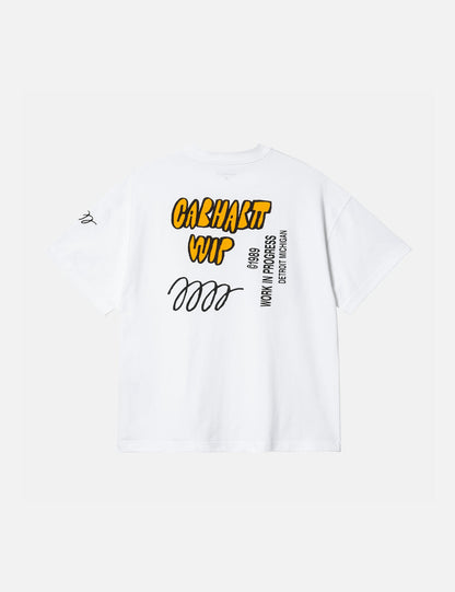 T-shirt Signature (biologique) - Blanc