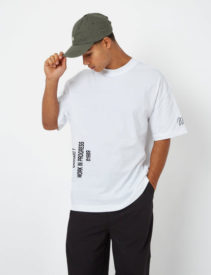 T-shirt Signature (biologique) - Blanc
