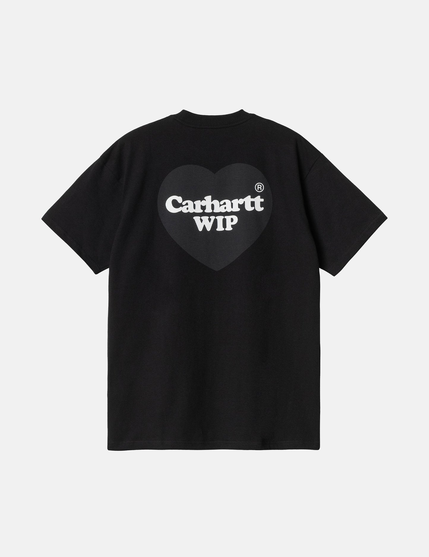 T-Shirt Double Cœur (Bio) - Noir