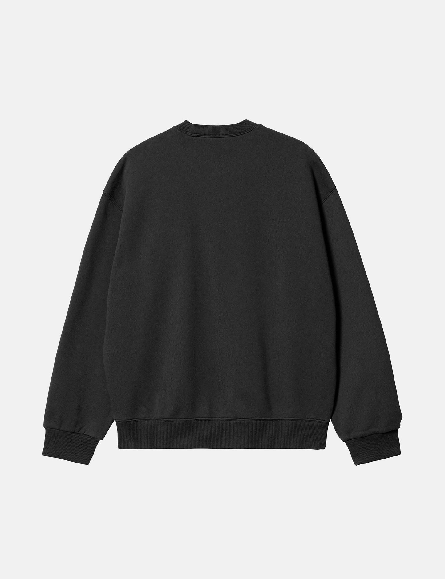 Sweat-shirt Cœur Brodée - Noir