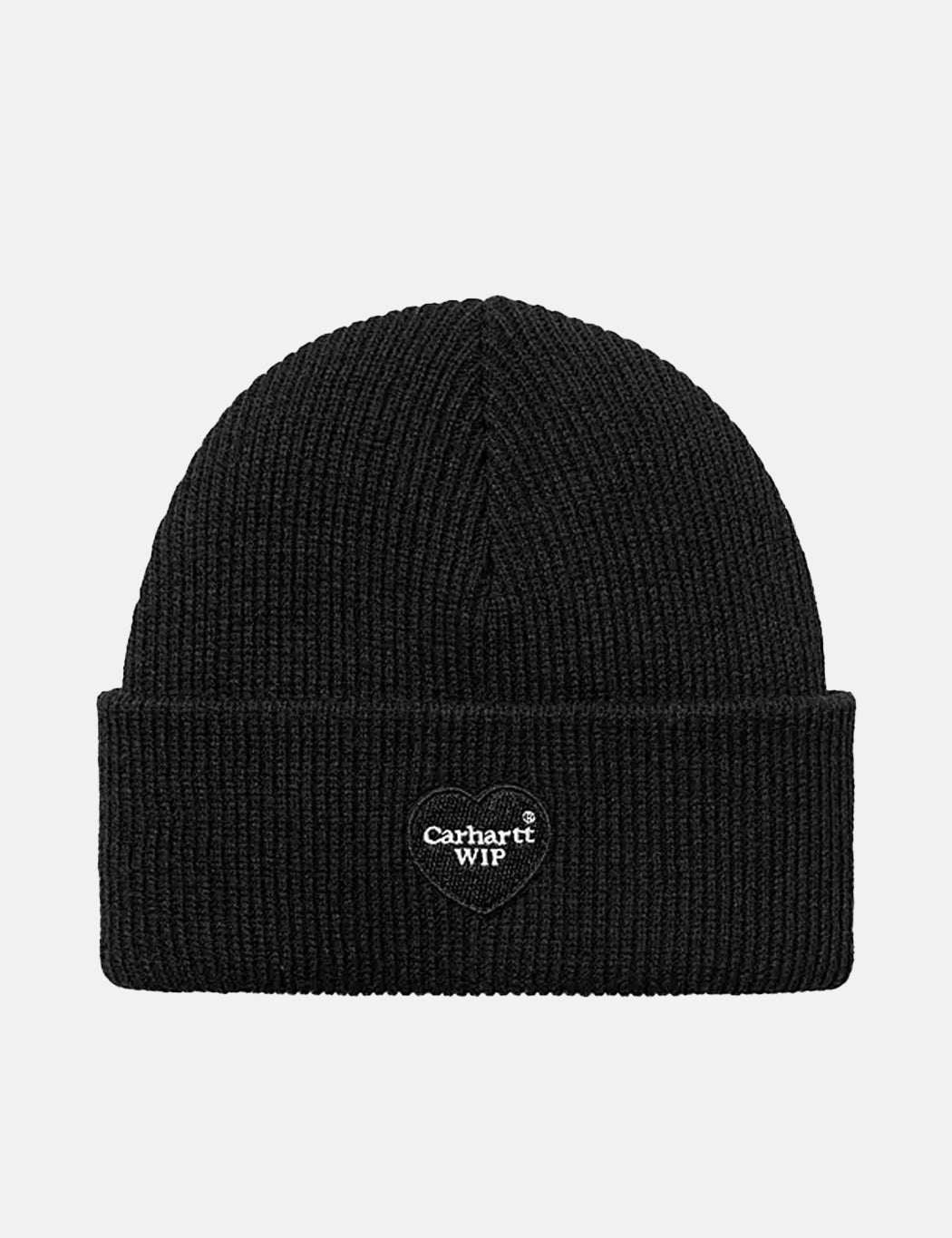 Bonnet Beanie Cœur - Noir