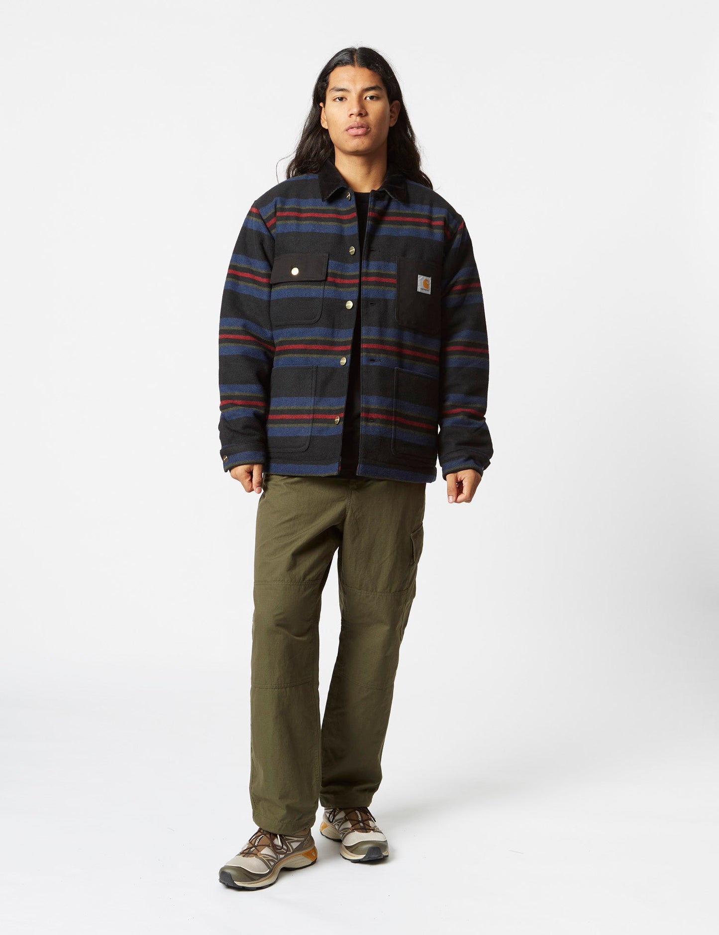 Surchemise Oregon (Starco Stripe) - Noir