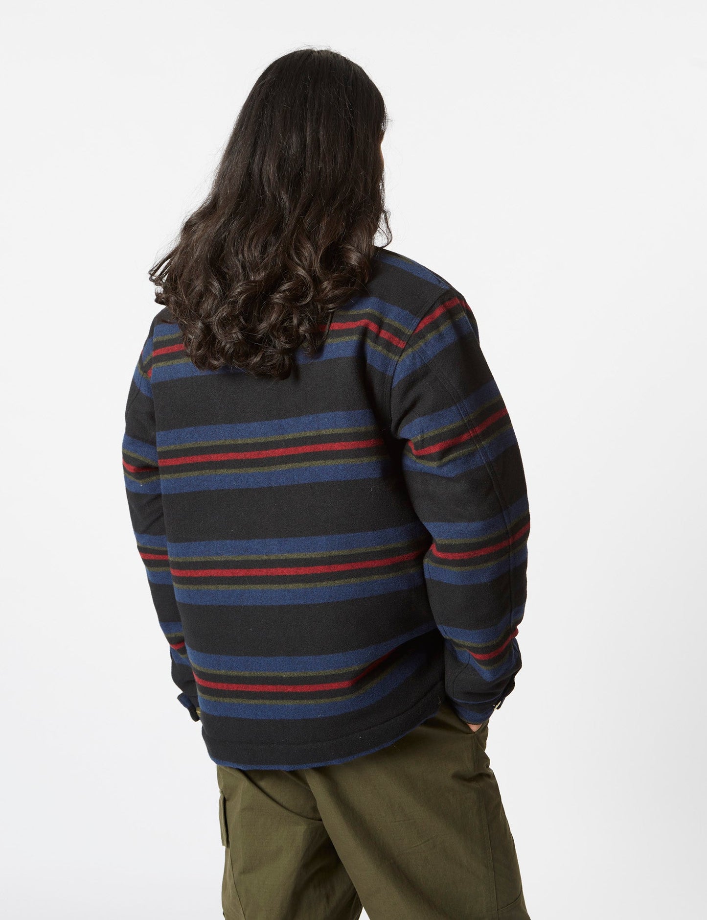 Surchemise Oregon (Starco Stripe) - Noir