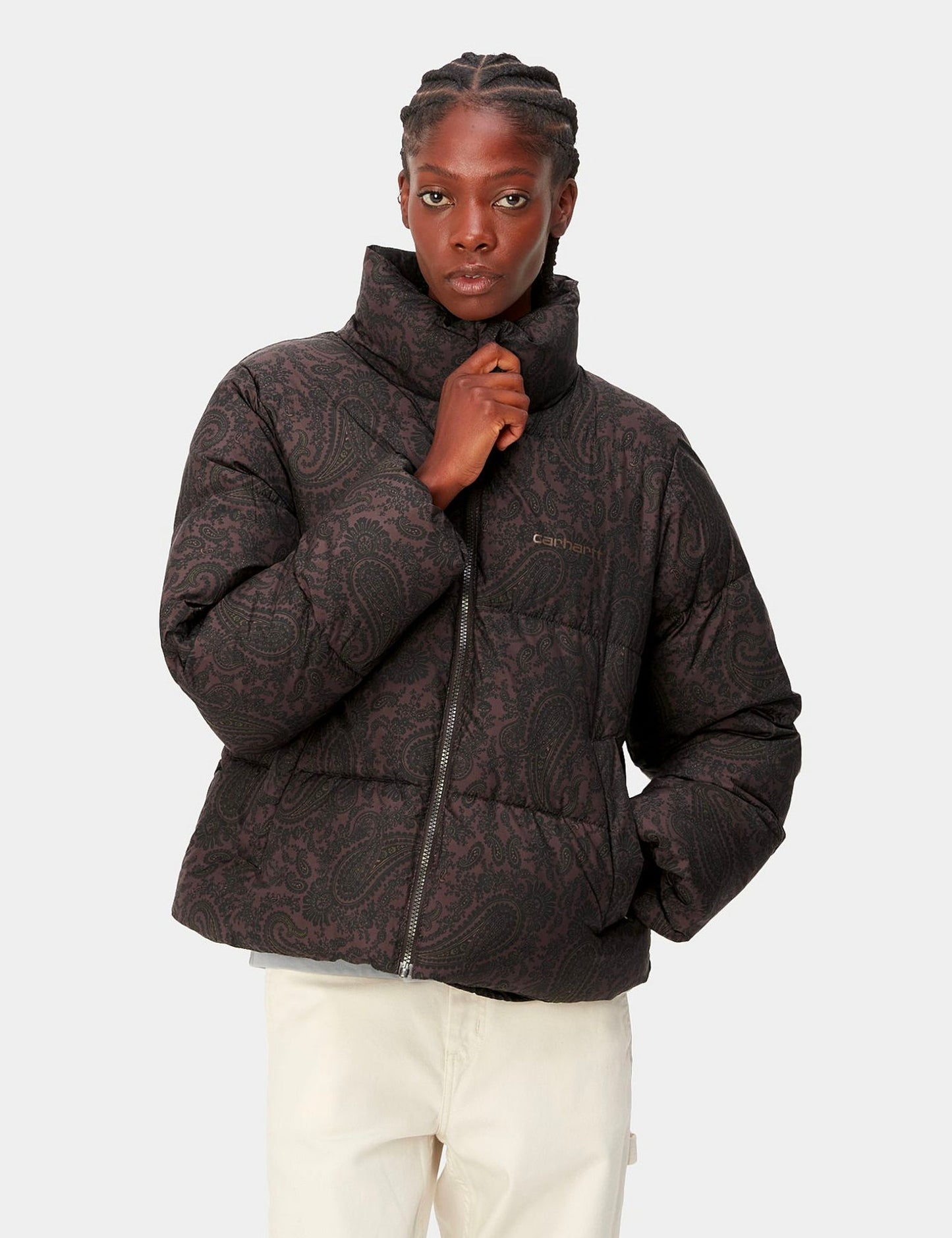 Blouson Springfield pour femme (imprimé cachemire) - Marron Buckeye