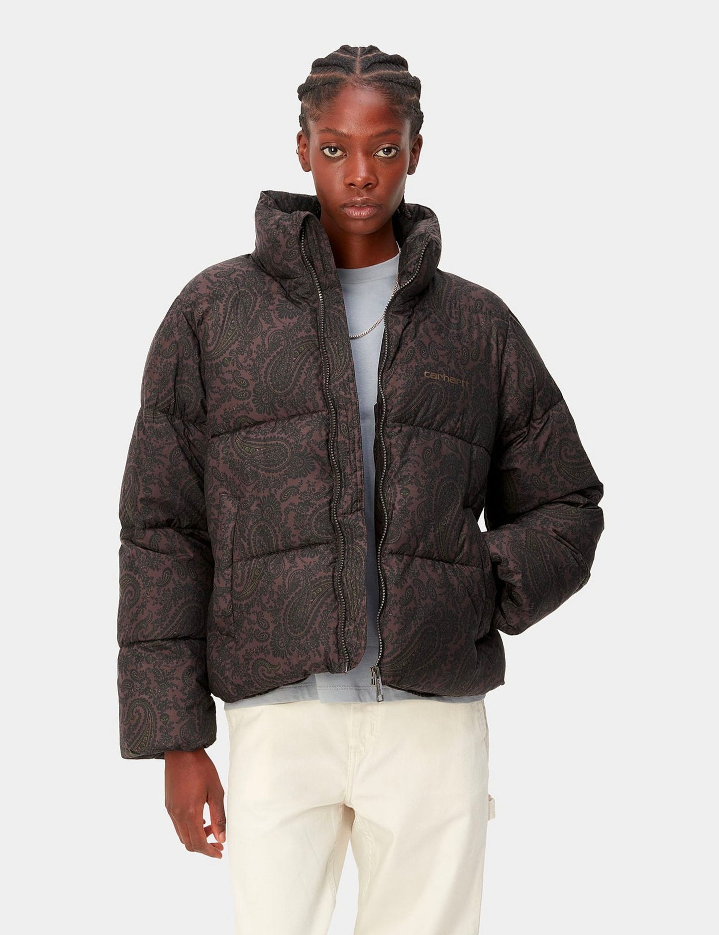 Blouson Springfield pour femme (imprimé cachemire) - Marron Buckeye