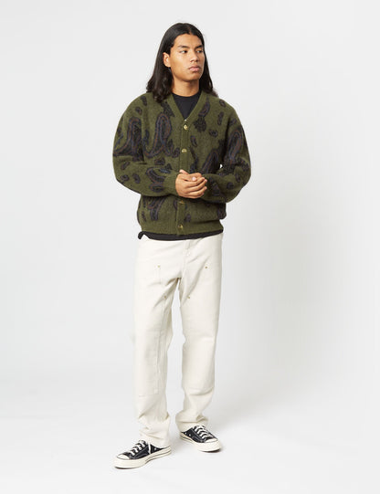 Gilet Medford (Jacquard Cachemire) - Vert Végétal
