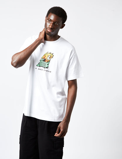 T-shirt « Étreinte chaleureuse » (bio) - Blanc
