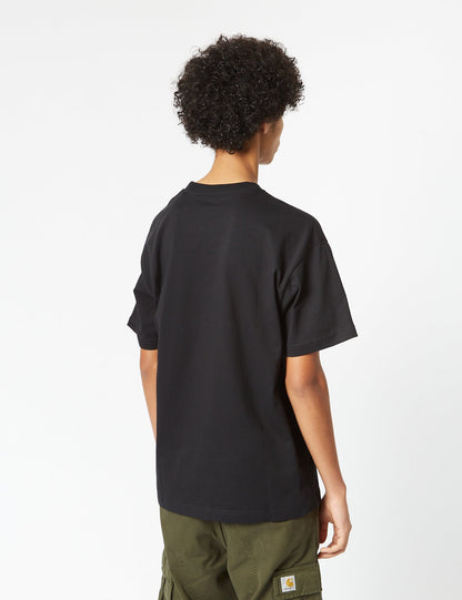 T-shirt « Tendre étreinte » (biologique) - Noir