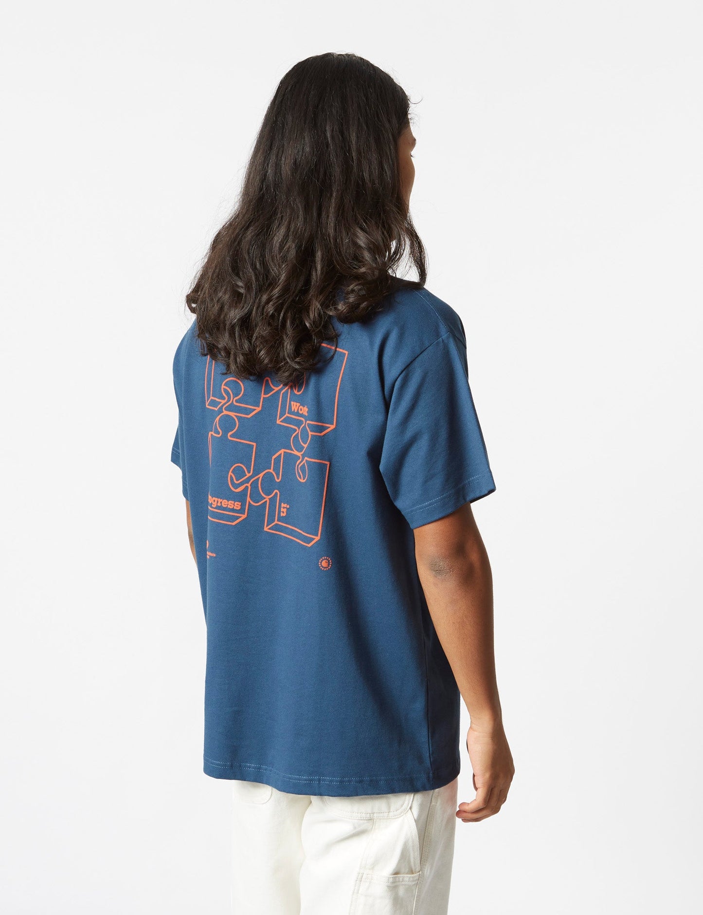 T-shirt Assemble (biologique) - Calamar Bleu Foncé