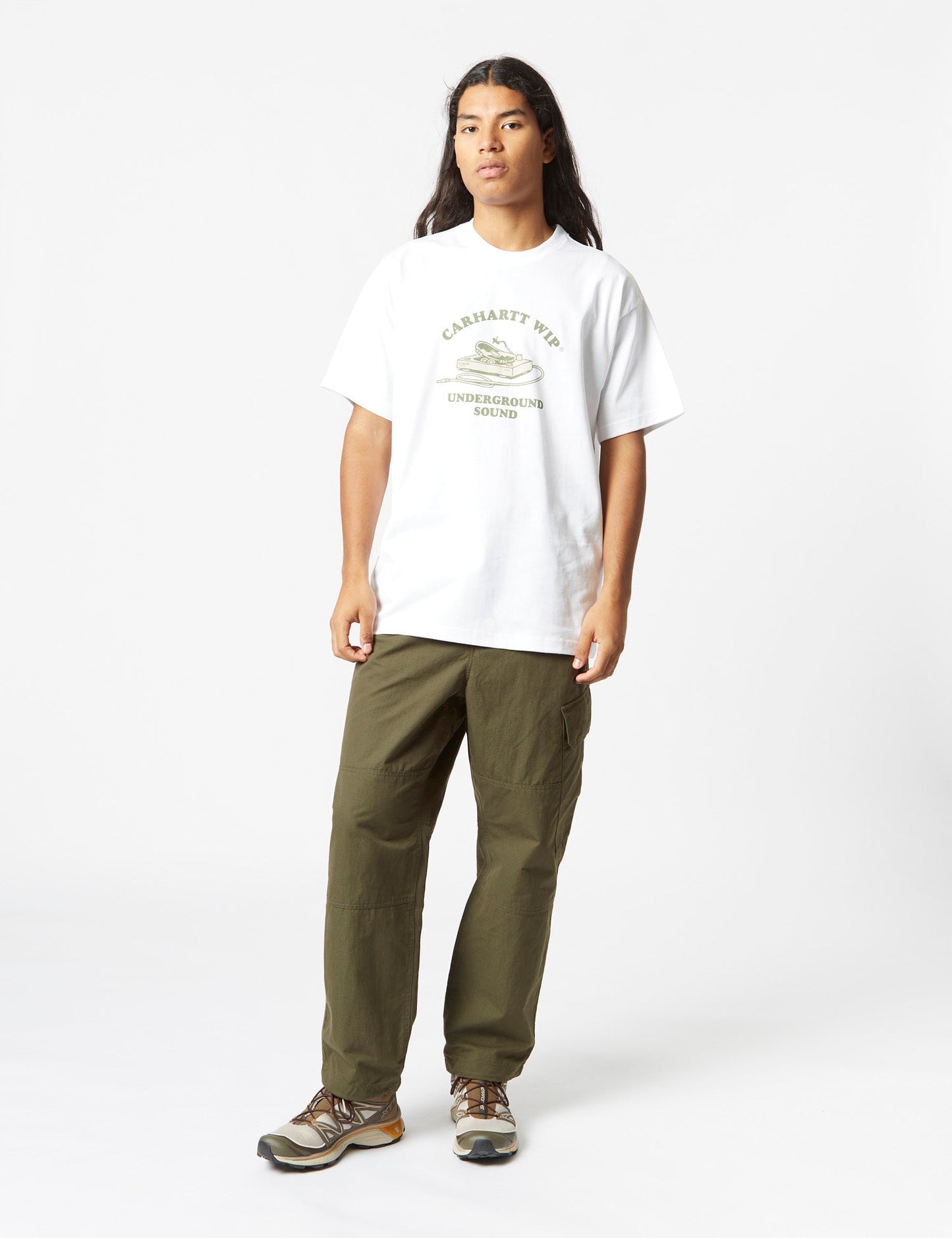 T-shirt Underground Sound (biologique) - Blanc