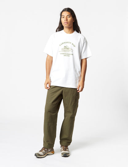 T-shirt Underground Sound (biologique) - Blanc