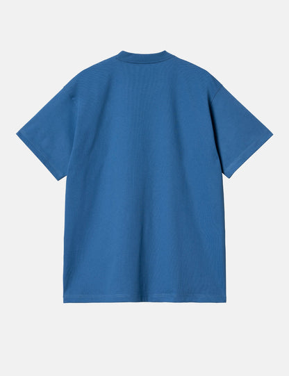 T-shirt Underground Sound (biologique) - Bleu Liberty