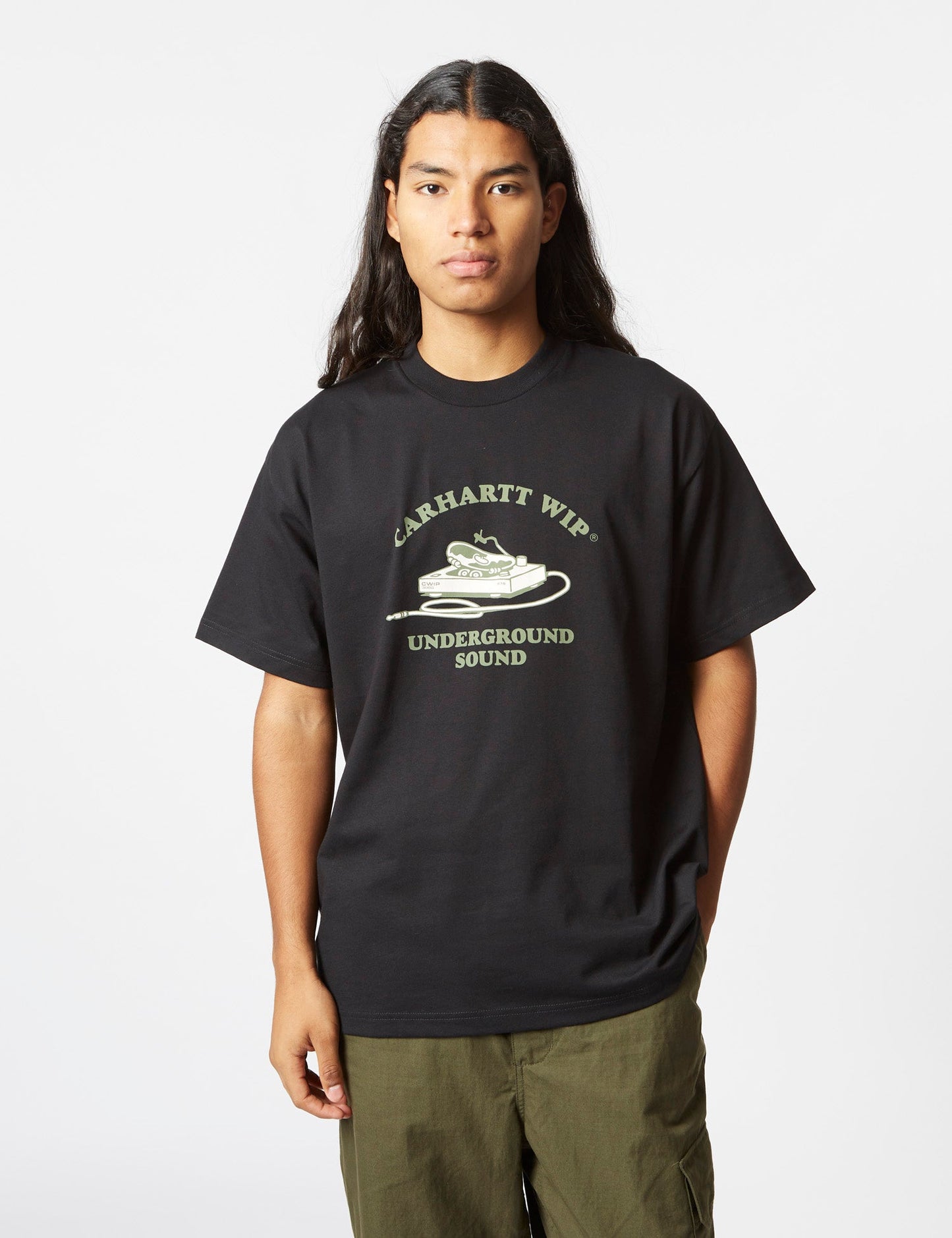 T-shirt Underground Sound (biologique) - Noir