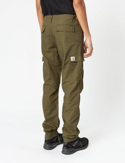 Pantalon cargo Aviation (coupe slim) - Vert Cyprès