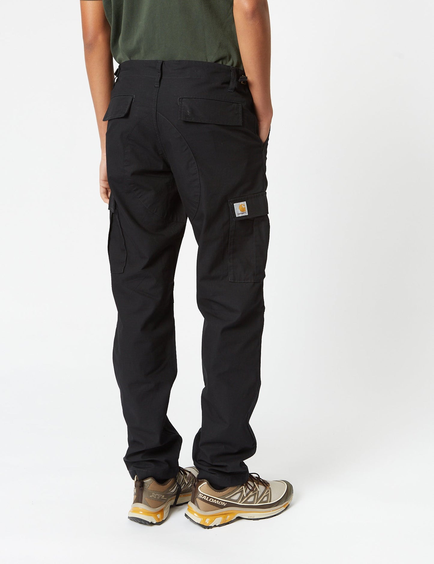 Pantalon Cargo Aviation (Coupe ajustée) - Noir