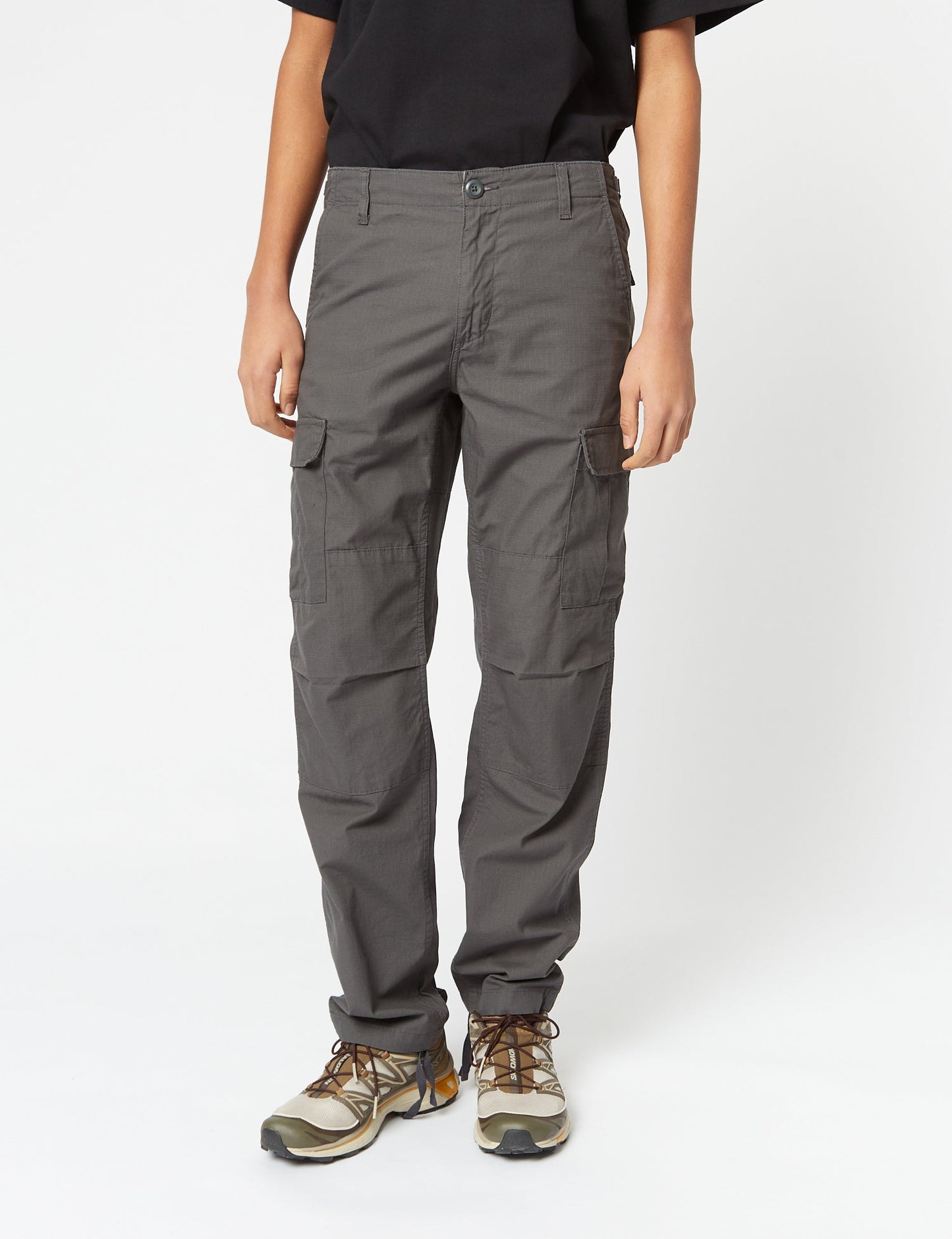 Pantalon cargo Aviation (slim) - Gris forgeron