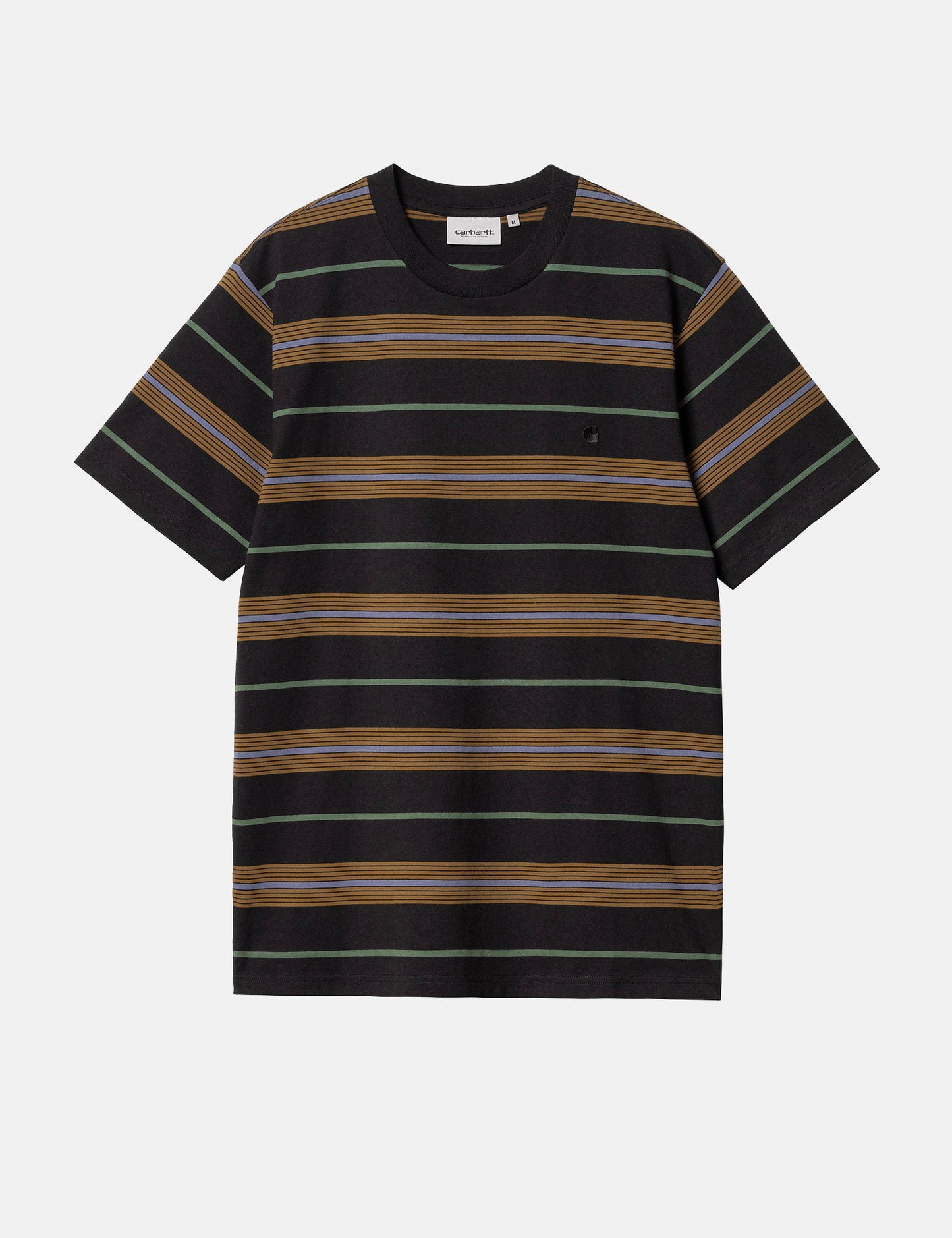 T-shirt rayé Haynes - Noir