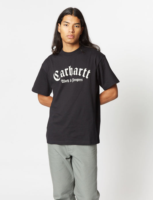 Onyx T-Shirt (Bio-Baumwolle) - Schwarz/Wachs