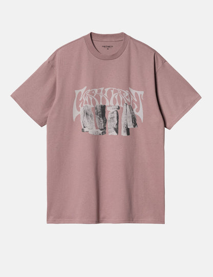 T-shirt Pagan (biologique) - Rose Daphné/Beige