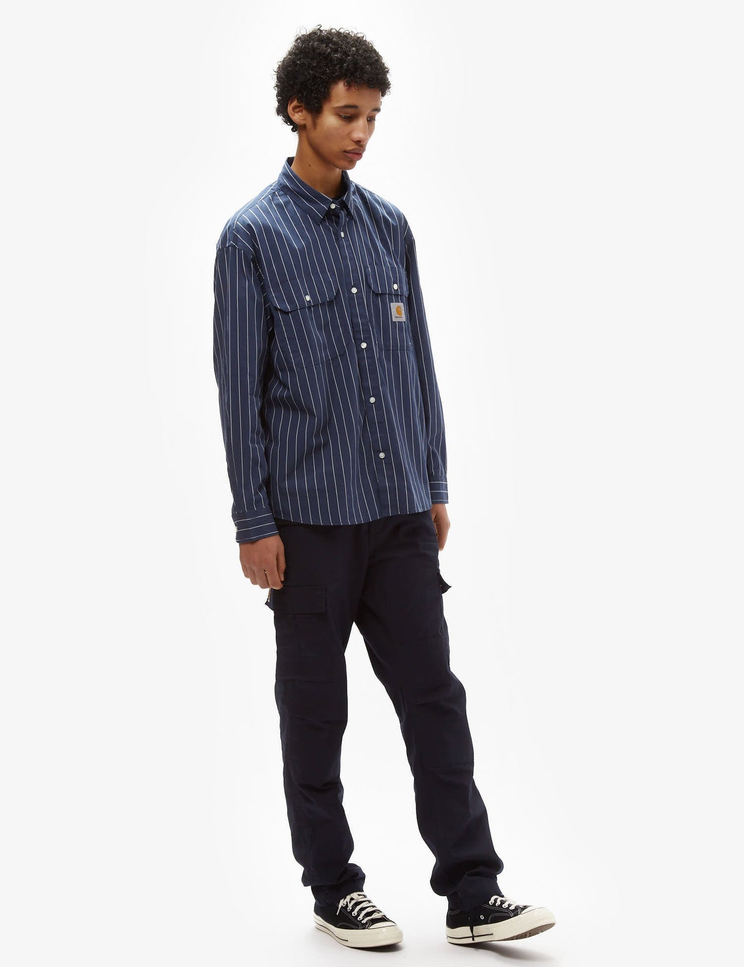 Chemise rayée Orlean – Bleu