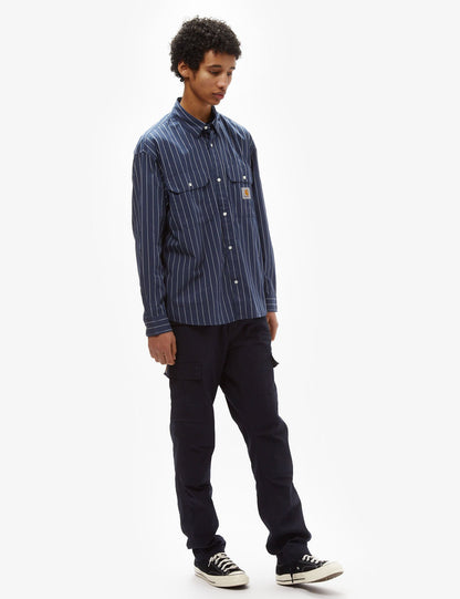 Chemise rayée Orlean – Bleu