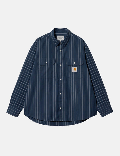 Chemise rayée Orlean – Bleu