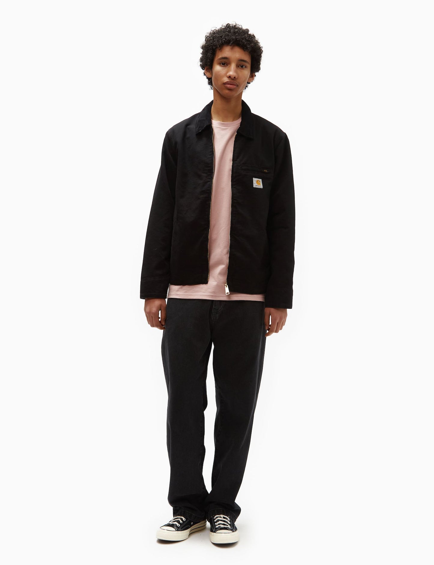 Veste Detroit - Noir/Noir Rincé