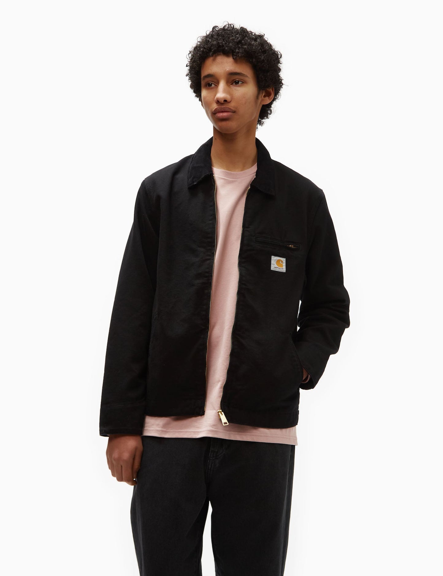 Veste Detroit - Noir/Noir Rincé