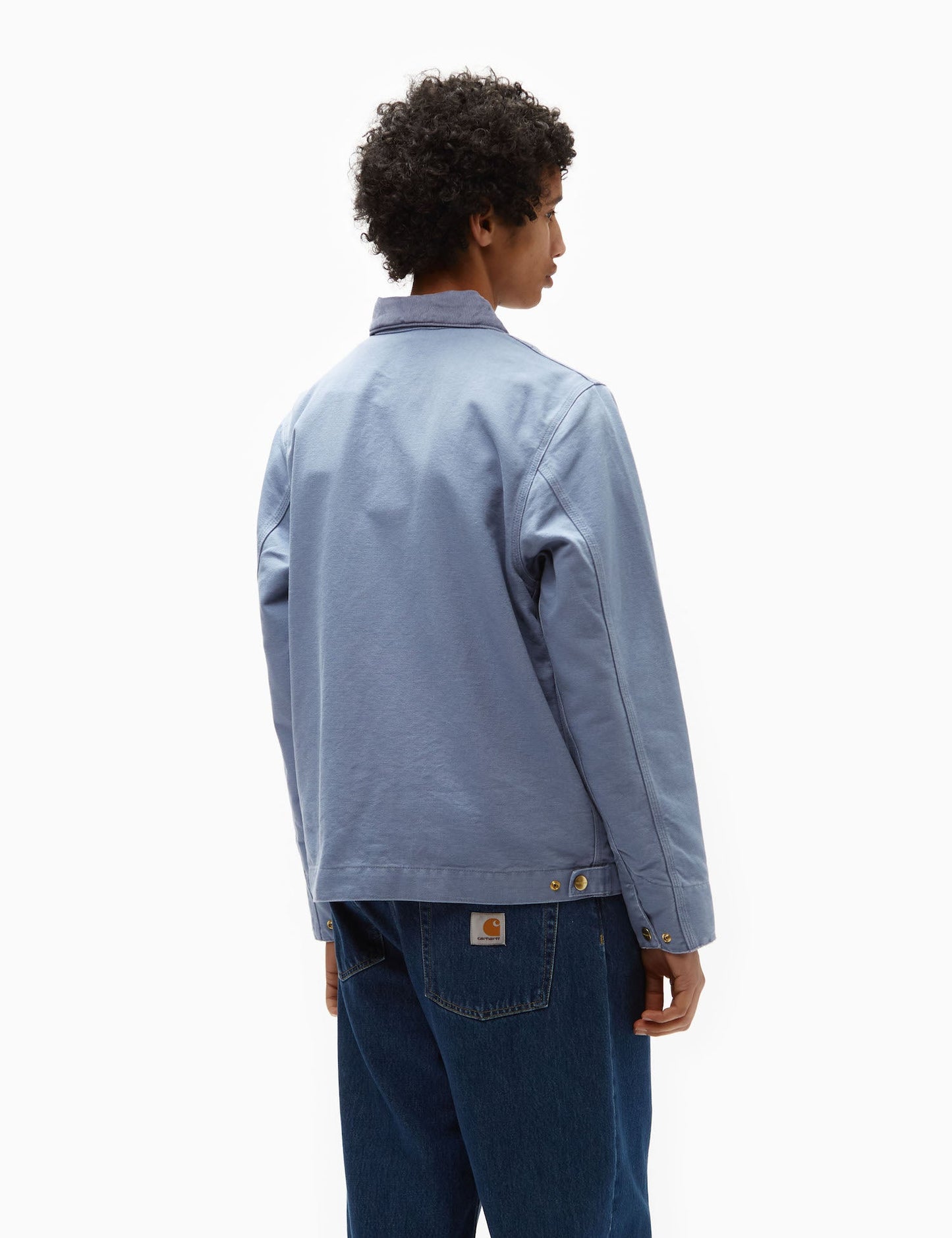 Veste Detroit - Toile Vieillie Bleu Baie/Bleu Baie
