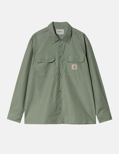 Chemise artisanale manches longues - Vert forêt