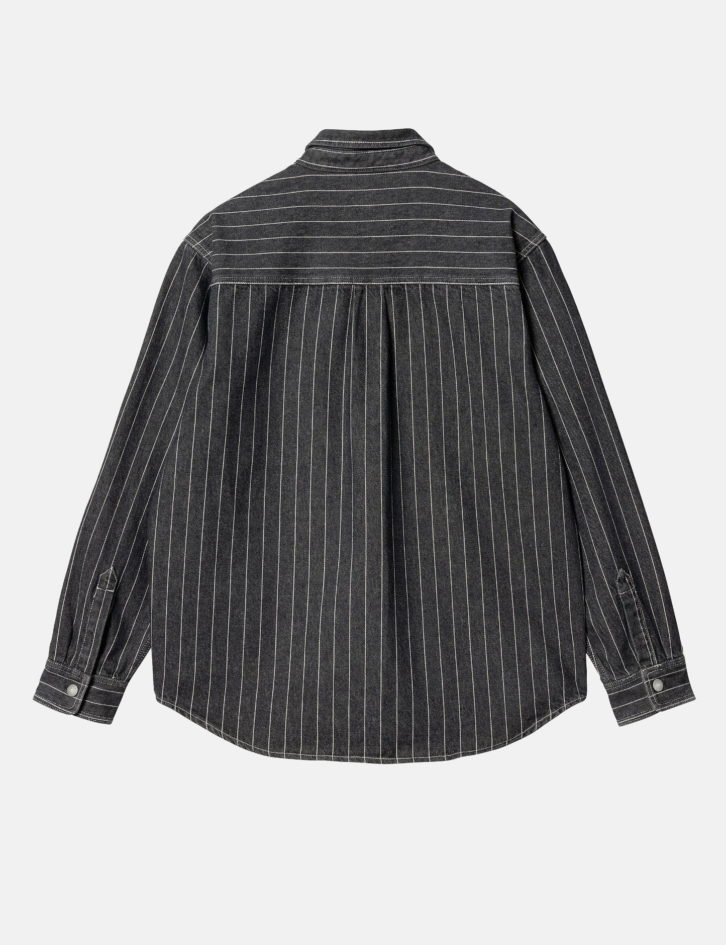 Surchemise Orlean Stripe (Popeline 100 % Coton) - Noir