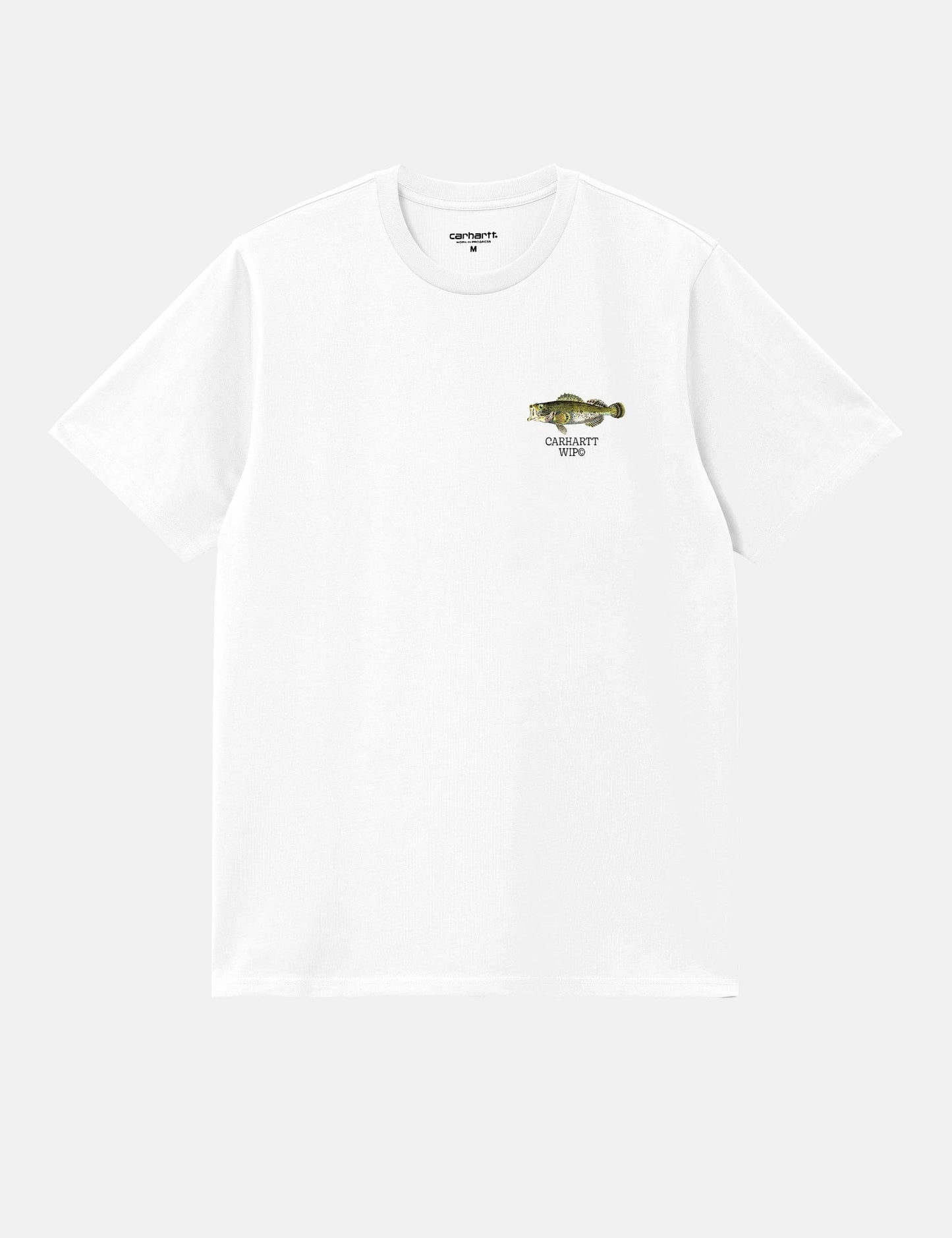 T-shirt Poisson (Ample) - Blanc
