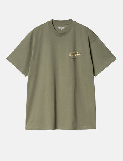 T-shirt Poisson (Ample) - Vert Billet